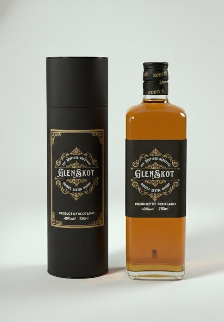 GlenSkot Blended Scotch Whisky — 750ml, Product of Scotland, 40% ABV